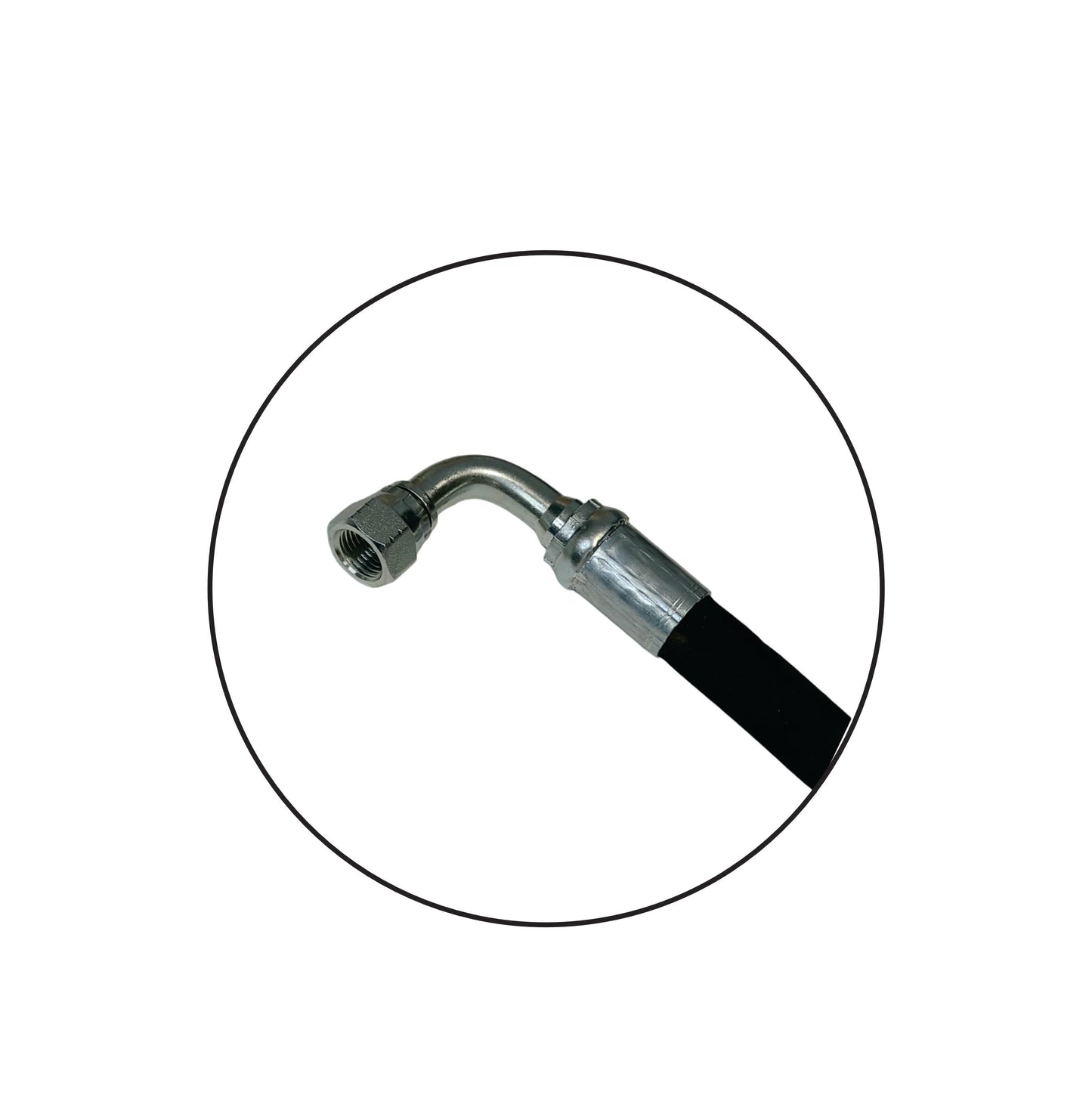 Front Loader Control Block to Steel Line Hose for John Deere® 220R Replaces AXX11606