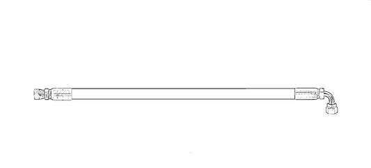 Front Loader Bucket Cylinder Hydraulic Hose for Kubota® LA340 LA340S LA344 LA344S Replaces 7J626-66630