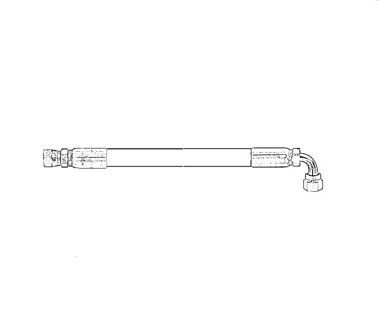 Front Loader Hydraulic Hose for Kubota® LA181 LA210 LA211 Replaces 75538-66313