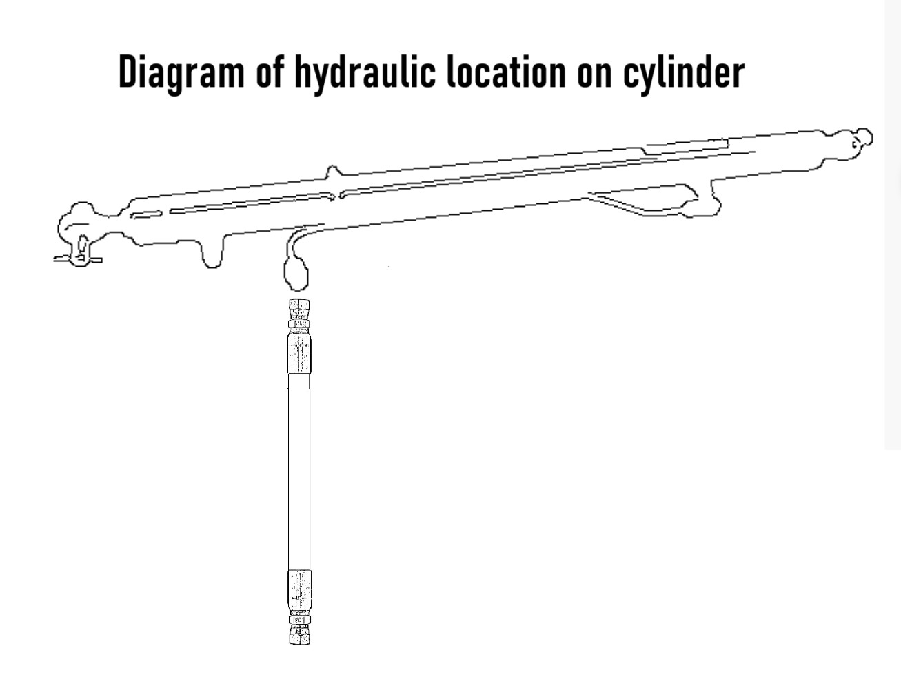 Main Unloading Auger Hydraulic Hose for Case® Combine Replaces 134976A1 Fits Models 2144 2166 2188 2344 2366 2377 2388 +