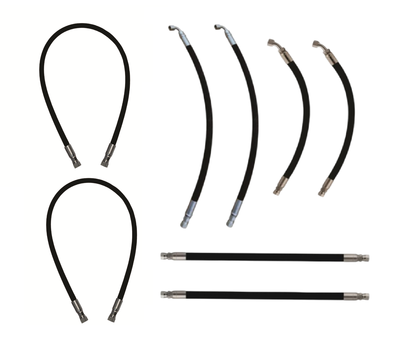 Front Loader Boom & Bucket Cylinder Hose Kit for Kubota® LA463 LA513