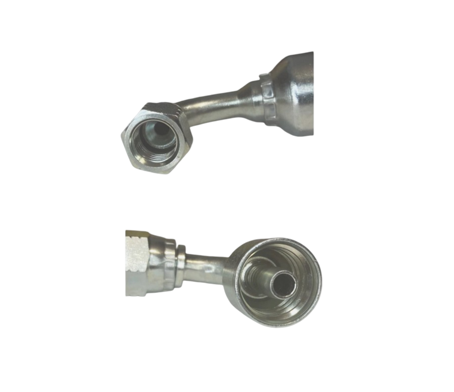 06U-666 | FJX90-06-06 | (3/8" Hose X 3/8" Female JIC 90 Fitting)