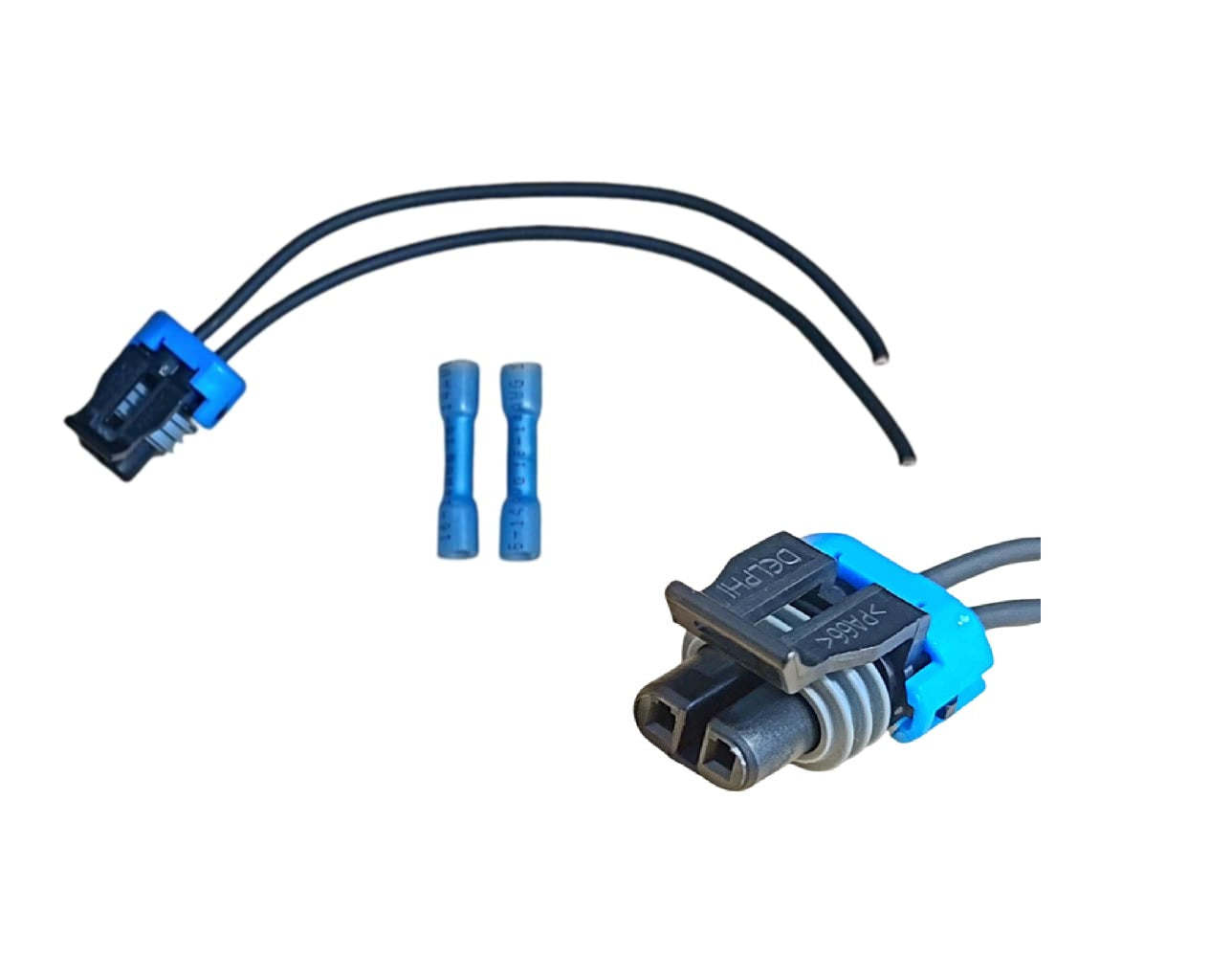 2 Way Black Plug Pigtail for Delphi®