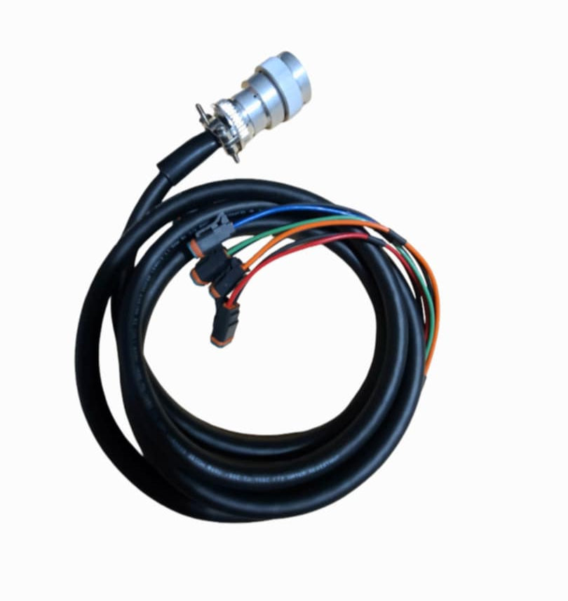 Skid Steer Aux Control Harness 8 Pin - 4 Function (Deutsch)