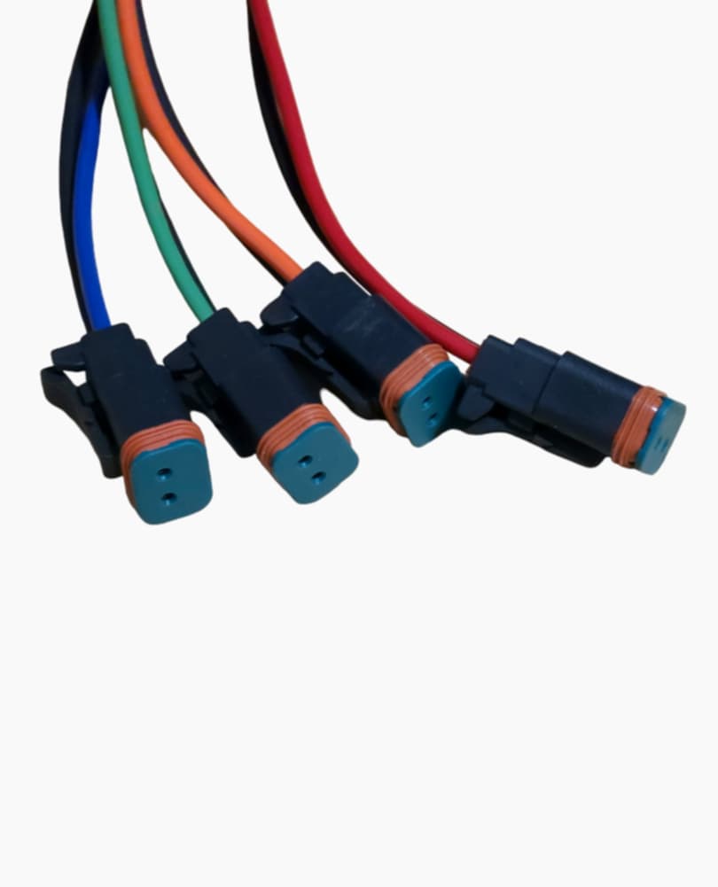 Skid Steer Aux Control Harness 8 Pin - 4 Function (Deutsch)