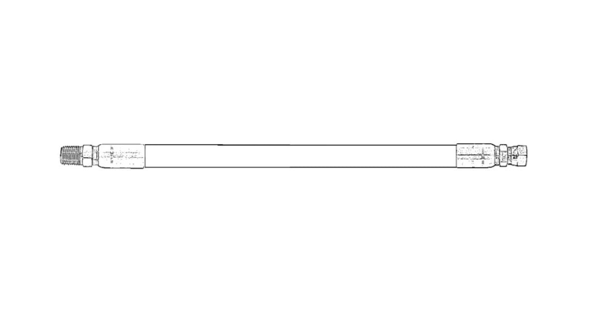 Front Loader Hydraulic Hose for Kubota® LA271 LA272 LA300 LA301 LA302 LA351 LA352 Replace 75532-66114