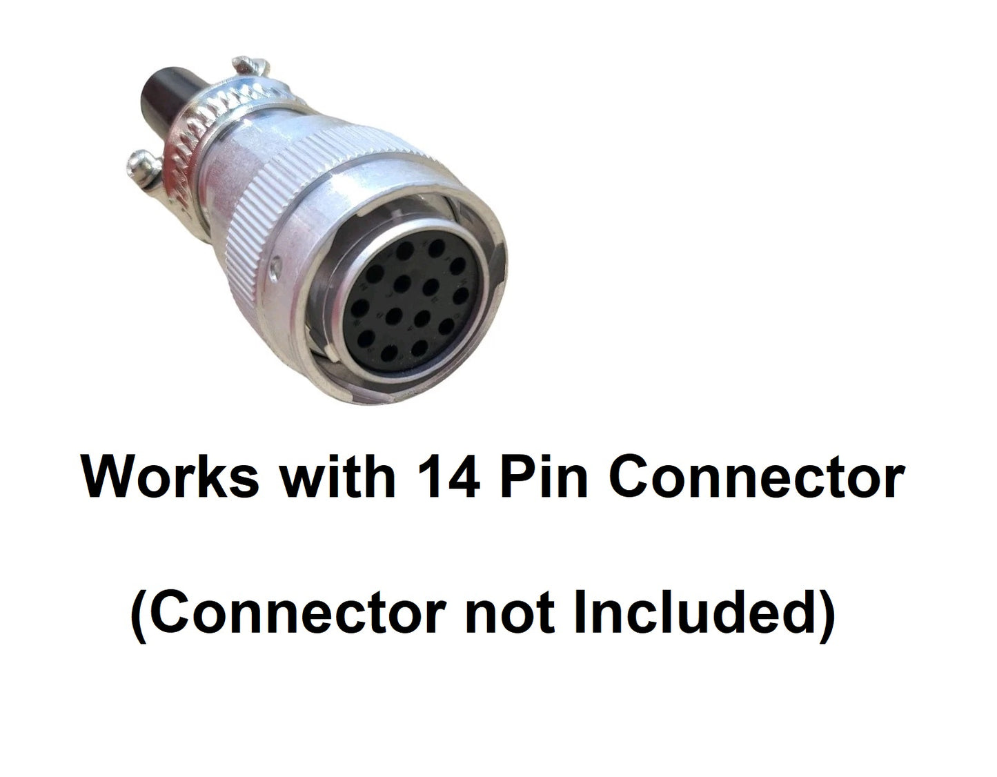 Skid Steer Auxiliary Pin Kit - 14 Position Socket Pins - Attachment Side