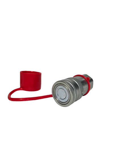Flat Face Female Hydraulic Quick Coupler for Bobcat® Replaces 7411975