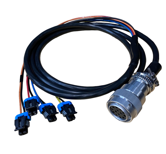 Skid Steer Aux Control Harness 14 Pin - 4 Function Delphi