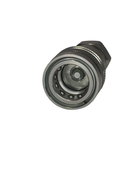 Hydraulic Quick Connect Female Coupler, 1/2″ NPT Thread Poppet Valve for Kubota Replaces 75568-66320