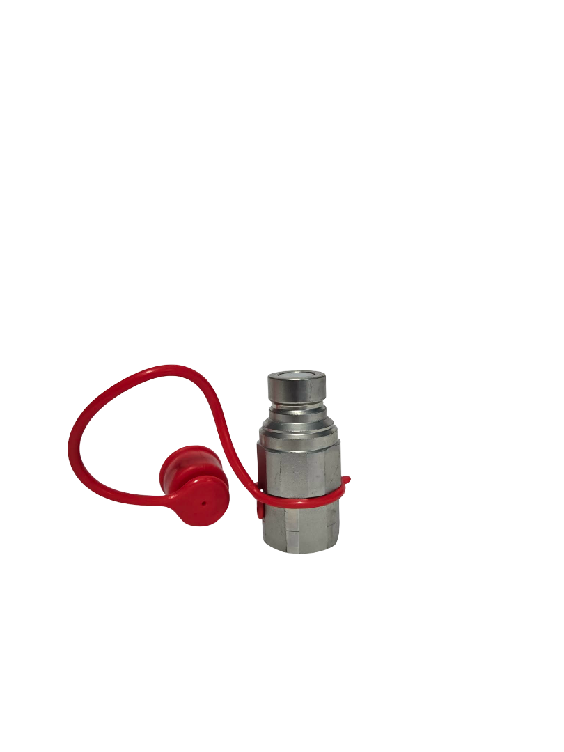 1/2″ Ag Hydraulic Flat Face Quick Connect Male Coupler, 1/2″ NPT Thread