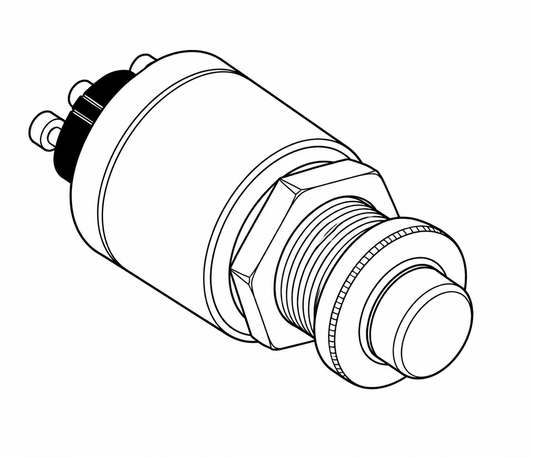 Push Button Starter Switch Fits Universal Replaces 20A1749 189158M1 189158M91 367678R91 373611R91 393209R1 393209R91