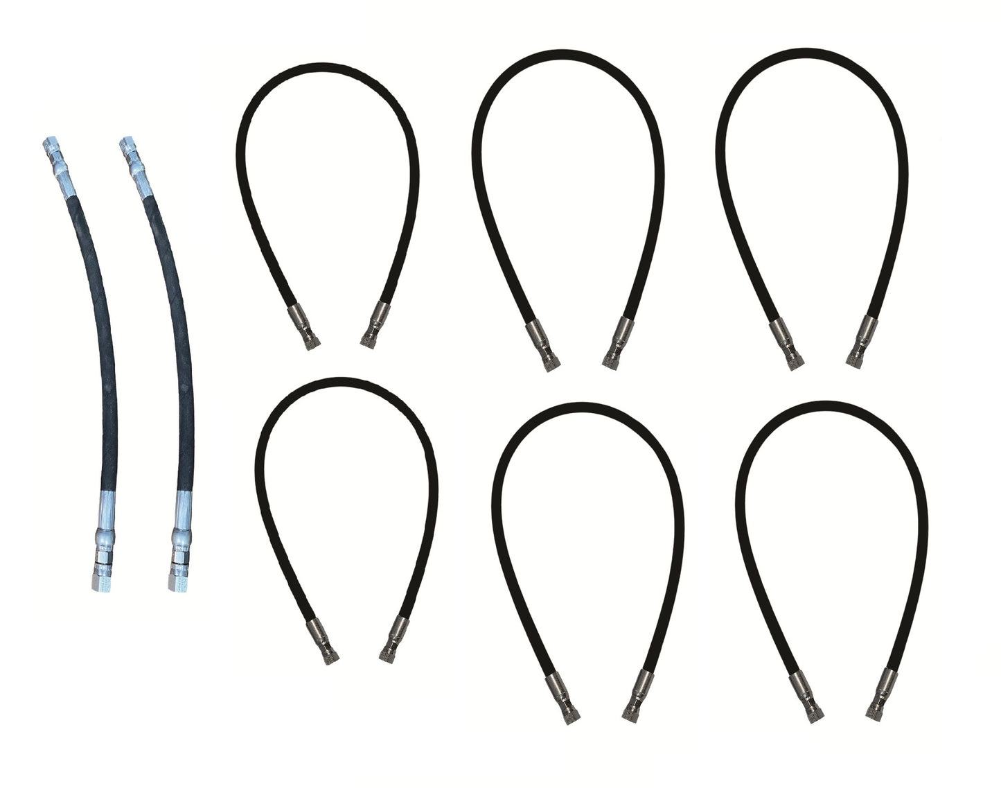 Front Loader Attachment Boom & Bucket Cylinder Hose Kit for Kubota® LA400 LA500