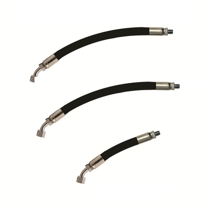 Front Loader Control Valve to Steel Line Hydraulic Hose Kit for Kubota® LA181 LA210 LA211