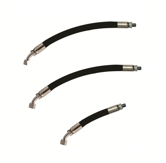 Front Loader Control Valve to Steel Line Hydraulic Hose Kit for Kubota® LA181 LA210 LA211