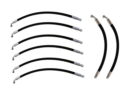 Front Loader Boom and Bucket Hose Kit Fits Kubota® LA1353S LA1353SA LA1403S