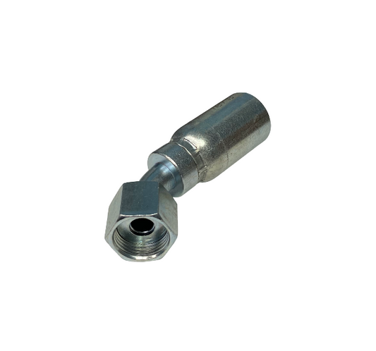04U-L64 | FFX45-04-04 | (1/4" Hose X 1/4" ORFS Female 45 Fitting)