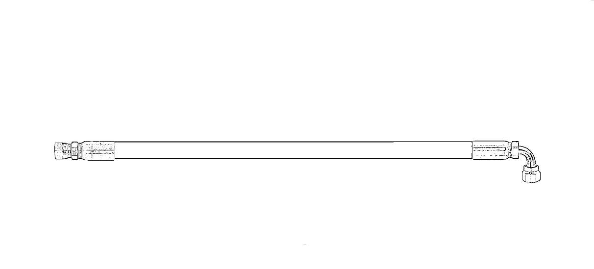 Front Loader Hydraulic Hose for Kubota® LA514, LA524, LA524FL Replace 7J999-99062