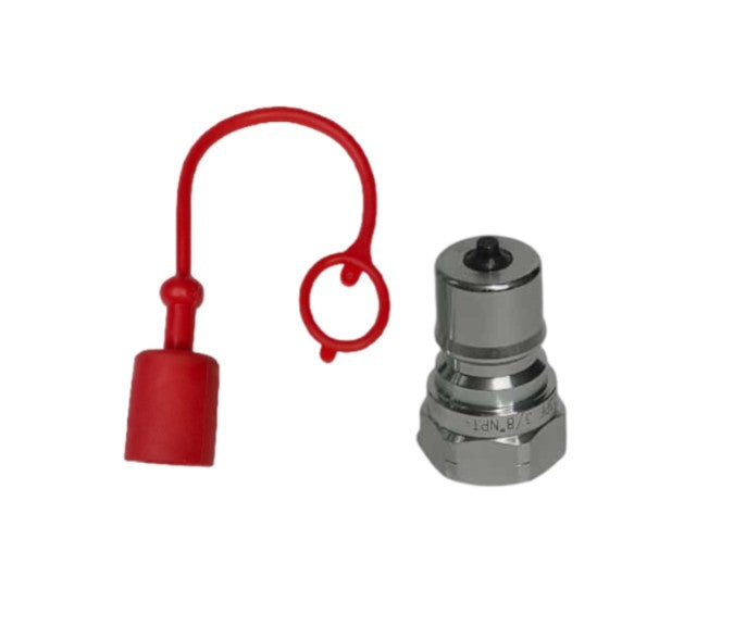 Male and Female Hydraulic Quick Coupler Kit, 3/8″ NPT for Kubota® Replaces 7J417-66320 7J417-66220