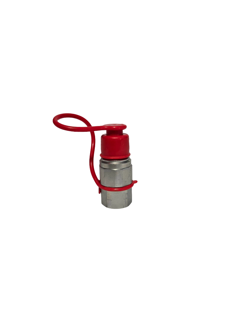 1/2″ Ag Hydraulic Flat Face Quick Connect Male Coupler, 1/2″ NPT Thread