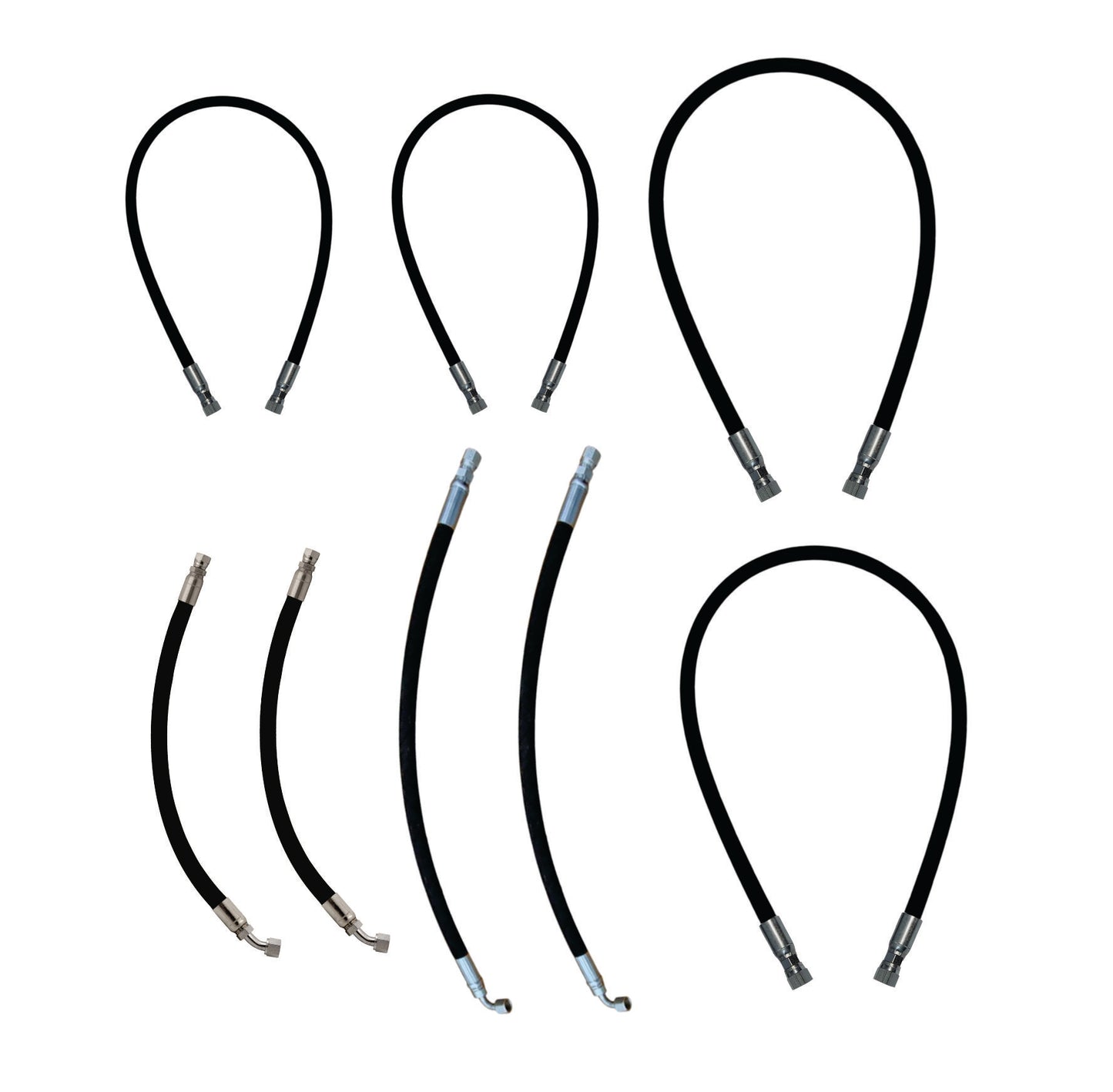 Front Loader Attachment Boom & Bucket Cylinder Hose Kit for Kubota® LA1002-57 LA1002-68C LA1002-68R/6R1 LA1002-57R/5R1/5R2