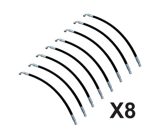Front Loader Boom & Bucket Cylinder Hose Kit for Kubota® LA304 LA364 LA504 Replaces 75532-66613