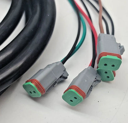 Skid Steer Aux Control Harness 14 Pin - 4 Function Deutsch